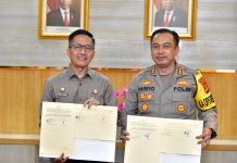 Pj Walikota dan Kapolrestabes Palembang Sepakat Tandatangani Mou di Bidang Pendidikan, Minimalisir Tawuran