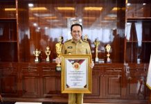 Pj Gubernur Sumsel Agus Fatoni Terima Penghargaan Terbaik IGA 2023