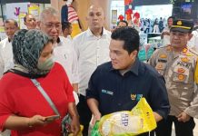 Erick Thohir Sebut Harga Beras Meroket di Seluruh Dunia