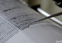 Gempa M 4,5 Guncang Sukabumi