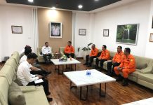 PERKUAT SINERGITAS, KEPALA KANTOR BASARNAS PALEMBANG AUDIENSI KE PEMKOT LUBUK LINGGAU