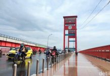 Rekayasa Lalu Lintas di Jembatan Ampera dan Sekitarnya Saat Salat Id