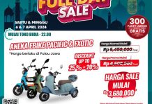 Diskon Sepeda Listrik di Transmart Full Day Sale Sambut Lebaran