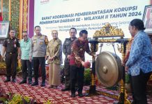 Ketua DPRD Sumsel Hadiri Rakor Program Pemberantasan Korupsi Wilayah II Diseminasi MCP