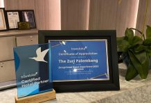 Hotel The Zuri Palembang Raih Penghargaan “Exceptional Guest Experience 2023 Premium” dari Traveloka