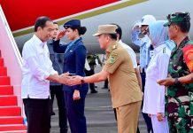 Pj Gubernur Agus Fatoni Sambut Kedatangan Presiden Jokowi Kunjungan Kerja ke Sumsel