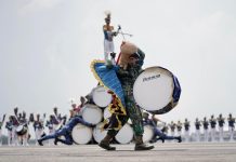 Pj Gubernur Agus Fatoni Apresiasi Penampilan Display Drumband Taruna dan Taruni AAU di Kota Palembang