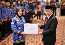 Resmikan 1.345 PPPK di Lingkungan Pemprov Sumsel, Pj Gubernur Agus Fatoni: Bekerjalan Optimal dan Jangan Biasa Saja