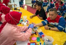 Antusiasme Tinggi, Pekerja Kilang Pertamina Plaju Kumpulkan 300 Kantong Donor Darah