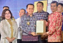 Pj Gubernur Sumsel Agus Fatoni Launching Kantor Penerbitan Dokumen Elektronik di Lingkungan Kanwil BPN Sumsel
