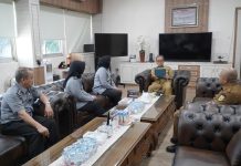 Sekda Supriono Terima Audiensi Plh Kanwil Kemenkumham Sumsel Bahas MIPC 2024