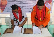 Basarnas Sumsel Laksanakan Penandatangan LOCA dan MoU