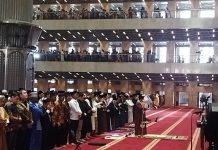 Wapres Ma’ruf Amin Salat Idul Adha di Masjid Istiqlal Bareng JK