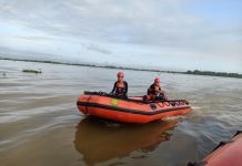 Kernet Speed Boat Semoga Jaya Hilang Di Sungai Musi, Kantor SAR Palembang Terjunkan Personil Rescue