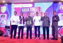 Plh Sekda Sumsel Edward Chandra Buka Kadin Expo dan Rapimprov Kadin Sumsel 2024