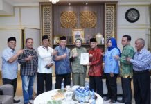 Ketua DPRD Sumsel Terima Audensi Perhimpunan Seni dan Budaya Jaran Kepang Palembang