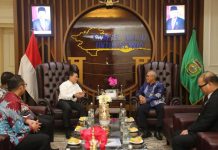 Pj Gubernur Elen Setiadi Ajak Ketua Pengadilan Tinggi Sumsel Bermitra Membangun Daerah