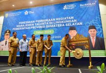 Tingkatkan Kualitas Manajemen SDM di Lingkungan Pemprov, Pj Sekda Edward Chandra Buka Kegiatan Manajemen Pemprov Sumsel Tahun 2024