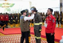 Tingkatkan Kapasitas dan kesiapsiagaan, Pj Gubernur Elen Setiadi Resmi Buka Pelatihan Penanggulangan Karhutla di Wilayah Sumsel