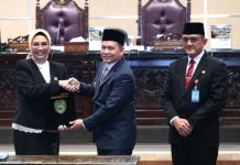 DPRD Sumsel bersama Gubernur Setujui Raperda Pertangungjawaban Pelaksanaan APBD Provinsi Sumsel TA 2023