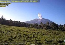 Gunung Ibu Erupsi Lagi Pagi Ini, Warga Dilarang Beraktivitas 4 Km dari Kawah