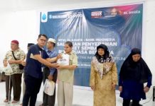 Karyawan XL Axiata dan Bank Indonesia Serahkan Bantuan dan Buka Bersama Disabilitas Netra di Medan