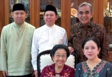 Puan Unggah Momen Silaturahmi Lebaran Didit hingga Muzani dengan Megawati