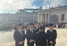 Jokowi dkk Utusan Prabowo Tiba di Basilika St Petrus untuk Pemakaman Paus