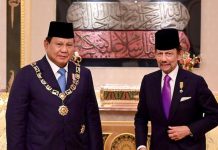 Prabowo Terima Bintang Kebesaran Tertinggi Brunei dari Sultan Hassanal Bolkiah