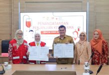 Butuh 2.000 Kantong, PMI dan DLH Palembang Teken MoU Donor Darah