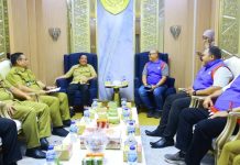 Terima Pengurus Persambi Sumsel, Wagub Cik Ujang Dorong Atlet Sambo Terus Ukir Prestasi