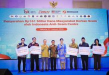 INDONESIA ANTI-SCAM CENTRE BERHASIL KEMBALIKAN RP161 MILIAR DANA MASYARAKAT KORBAN SCAM