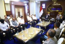 Gubernur Herman Deru Terima Audiensi Kapolda Sumsel, Perkuat Sinergi Keamanan dan Pembangunan Daerah