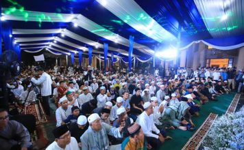Herman Deru Hadiri Takziah 40 Hari Kemas H. Abdul Halim Ali, Ulama dan Tokoh Masyarakat Turut Mendoakan