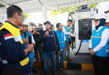 Puncak Arus Mudik, Kementerian ESDM dan PLN Cek Operasional SPKLU dalam Melayani Pemudik EV