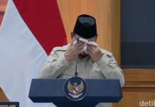 Tangis Haru Prabowo Saat Apresiasi Baznas Salurkan Bantuan RI ke Palestina