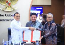 Gubernur Herman Deru Saksikan Penandatanganan NPHD antara Pemprov Sumsel dan Unsri