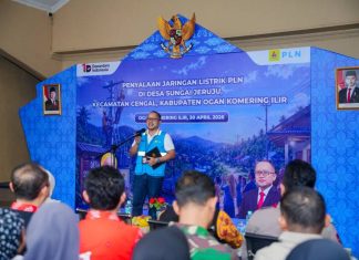 Sungai Jeruju Kini Berlistrik, PLN UID S2JB Perluas Jangkauan Kelistrikan di OKI