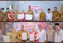 PMI Palembang Teken Mou dengan Kecamatan Kalidoni dan Kemuning, Perkuat Gerakan Donor Darah