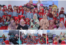 Bunda PAUD Palembang Perkuat Literasi Anak Usia Dini di TK Keynan