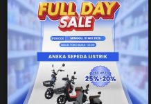 Sepeda Listrik Banting Harga di Transmart Full Day Sale