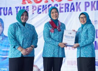 Feby Herman Deru Monitoring 10 Program Pokok PKK di Muratara, Resmikan Galeri UMKM dan Tinjau Stand UP2K