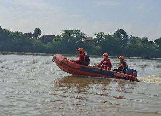 Terseret Arus Saat Menyeberang Sungai Ogan, Wili Masih Dalam Pencarian Tim SAR Gabungan