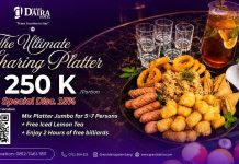 Grand Daira Hotel Palembang Hadirkan “The Ultimate Sharing Platter”, Teman Sempurna Menonton Piala Dunia di D’LOUNGE
