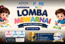 Aston Palembang dan Pure Kids Hadirkan Lomba Mewarnai untuk Anak-anak