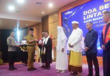 Sekda Edward Candra Hadiri Doa Bersama Lintas Agama Hari Bhayangkara ke-80, Tegaskan Semangat Sumsel Zero Konflik