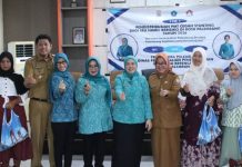 Dewi Sastrani Salurkan PMT untuk Ibu Hamil Berisiko Stunting, Angka Stunting Palembang Terus Turun