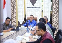 Sekda Sumsel Edward Candra Ikuti Rakor Mendagri Percepat Program BSPS
