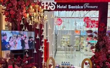 Hotel Santika Premiere Bandara Palembang Tawarkan Gratis Paket Akad Nikah di Sumsel Wedding Expo 2026