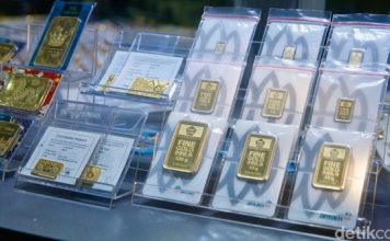 Harga Emas Antam Turun dalam Sepekan, Begini Pergerakannya